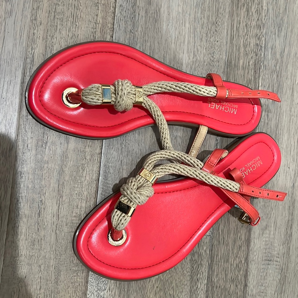 Cute pink straps sandals